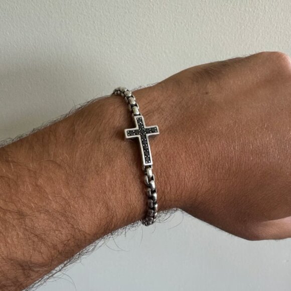 David Yurman Cross Station Bracelet